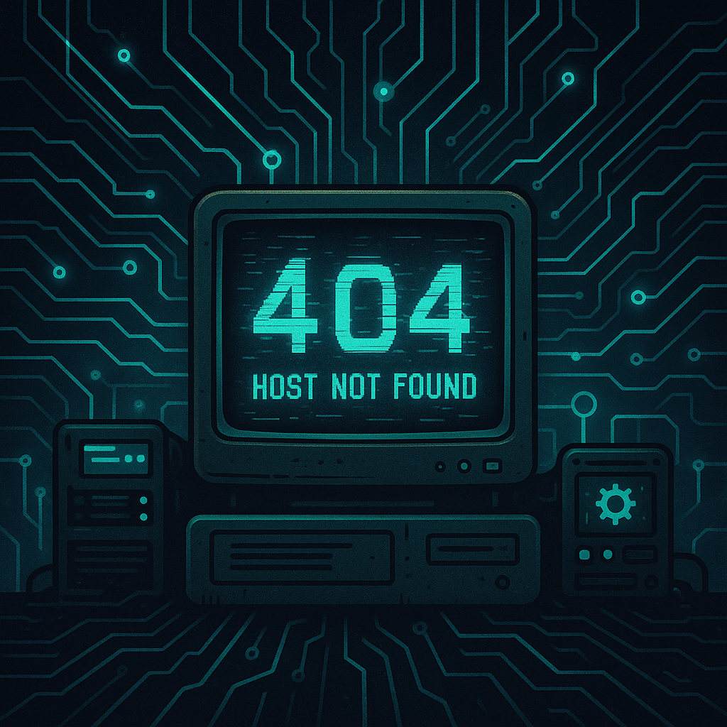 404 - Host Not Found